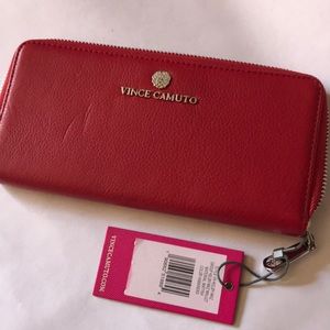 Vince Camuto red wallet